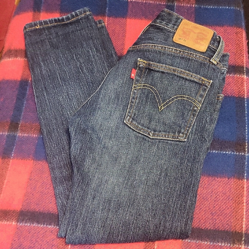 Levi's 501 Customized & Tapered Jeans, Button-Fly, Size 24" x 32"